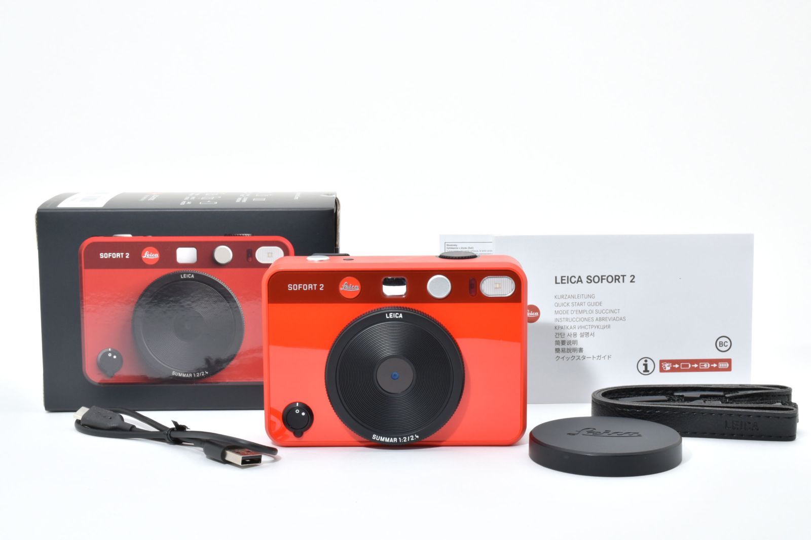 級 ライカ Leica SOFORT 2 19189 レッド ゾフォート 元 き 多数