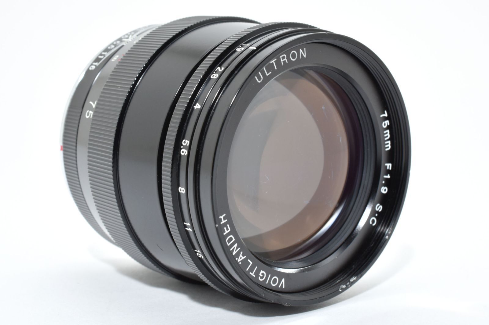 ☆希少極上☆ フォクトレンダー Voigtlander ULTRON 75mm F1.9 SC VM ☆希少極上☆ フォクトレンダー Voigtlander ULTRON 75mm F1.9 SC VM