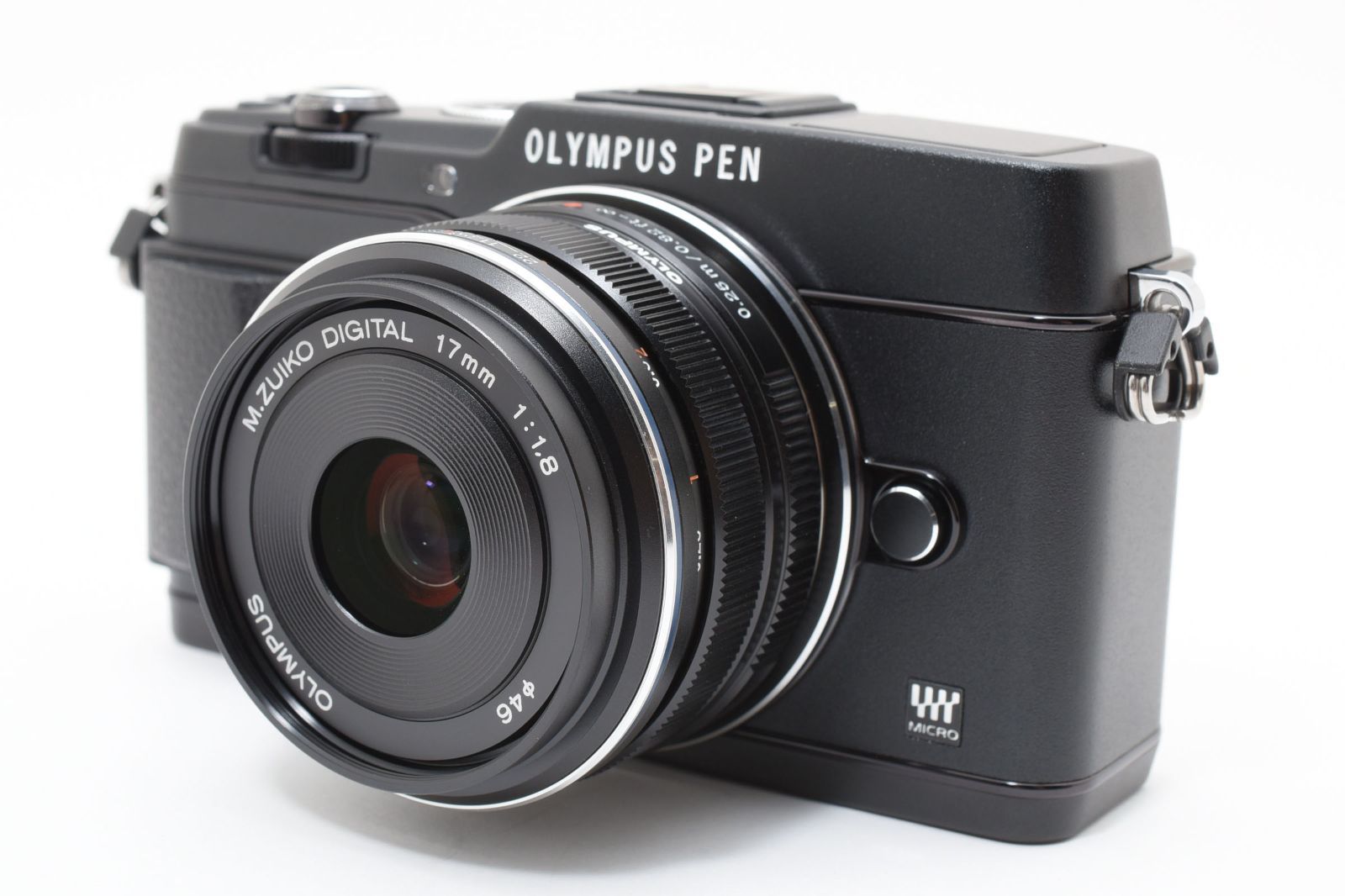 級 オリンパス OLYMPUS PEN E P 5 17 mm F 1 8 レンズキット ブラック ショット数927回 バッテリー付