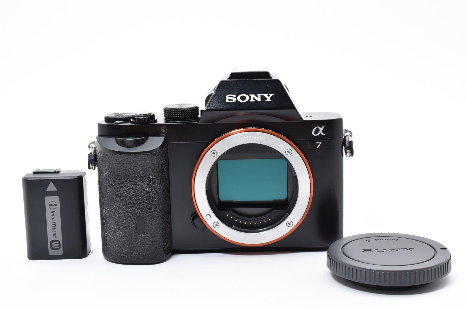 上 ソニー SONY α7ボディ ILCE 7 ショット数22736回 バッテリー付き