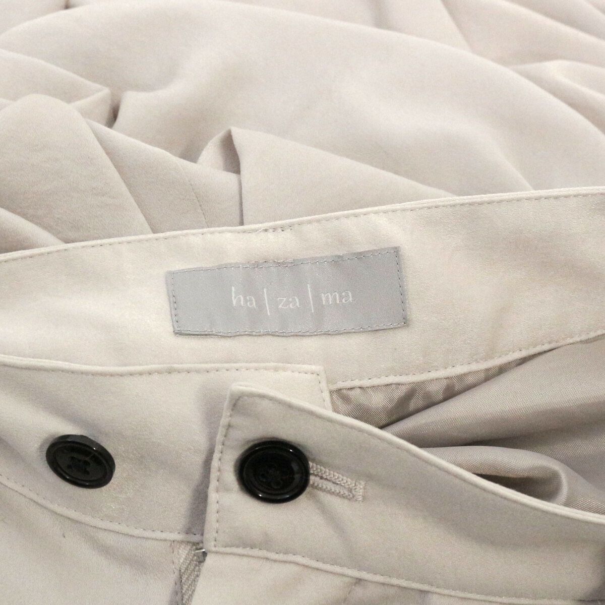  hazama ハザマ 2019 20 AW 揺らめくパンツ カジュアルパンツ パンツ