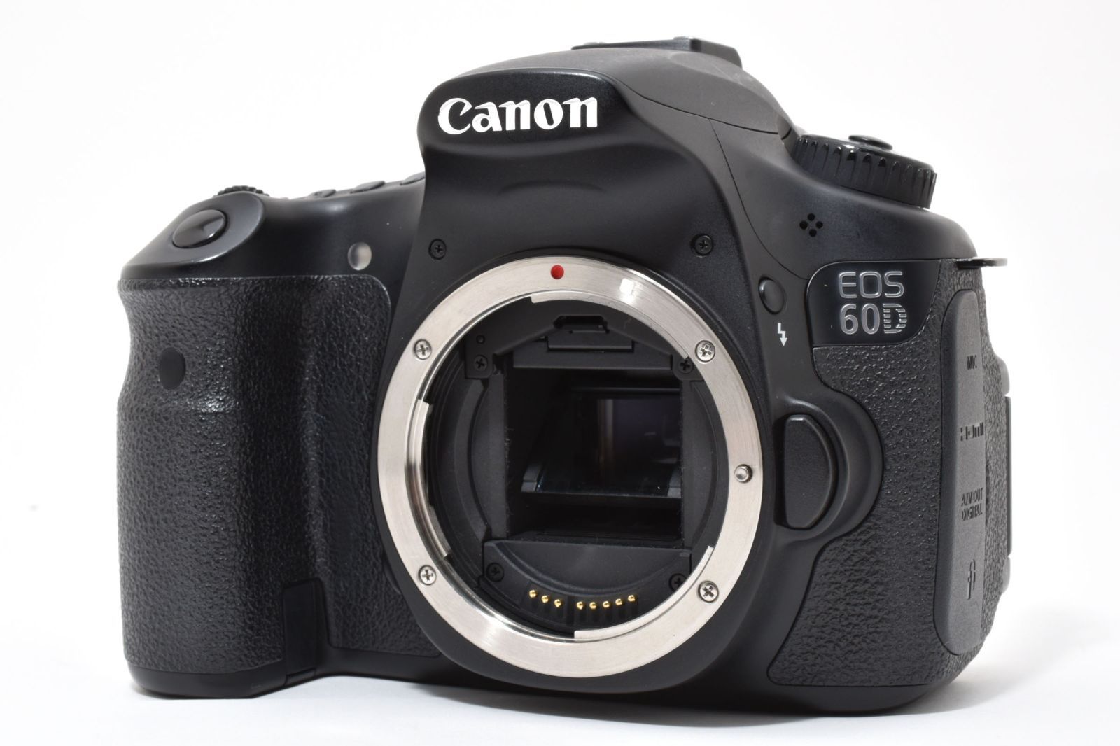 外観 上 キヤノン Canon EOS 60 D ボディ ボディキャップ付き