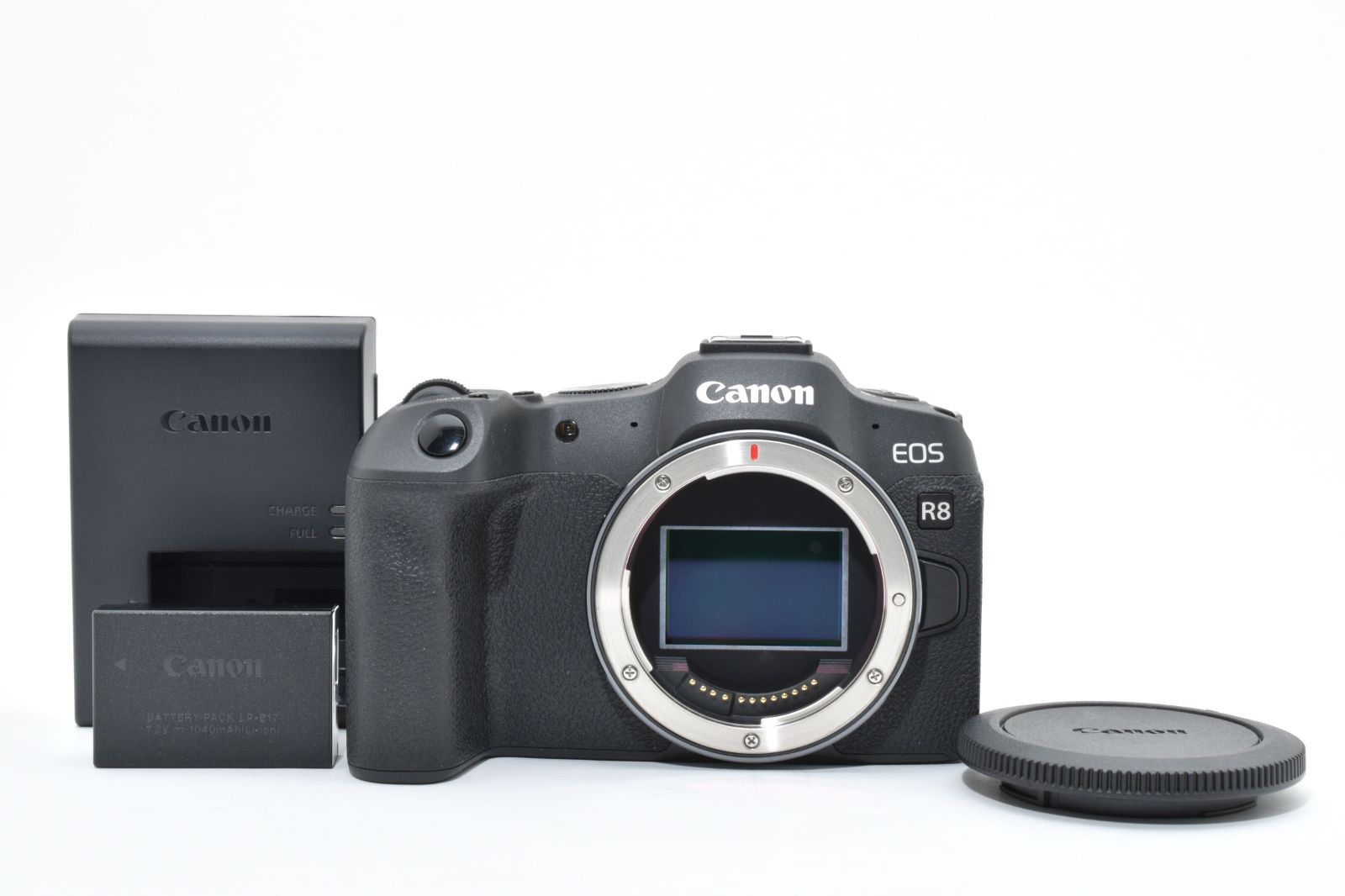 級 キヤノン Canon EOS R 8 ボディ ショット数2000回以下 バッテリー 充電器付き