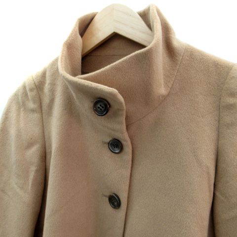 アナイ ANAYI コート ショート丈 スタンドカラー アンゴラ 34 XS