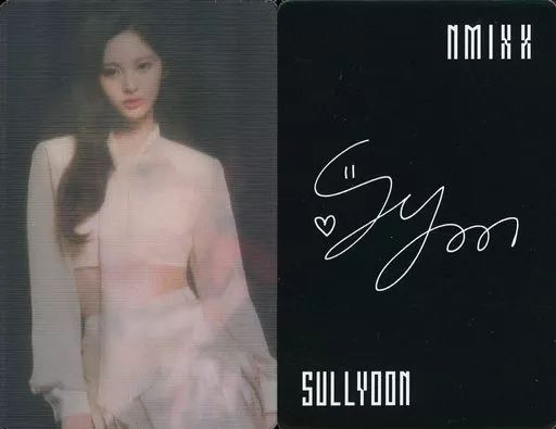中古】コレクションカード(女性) NMIXX/ソリュン(SULLYOON)/裏面黒