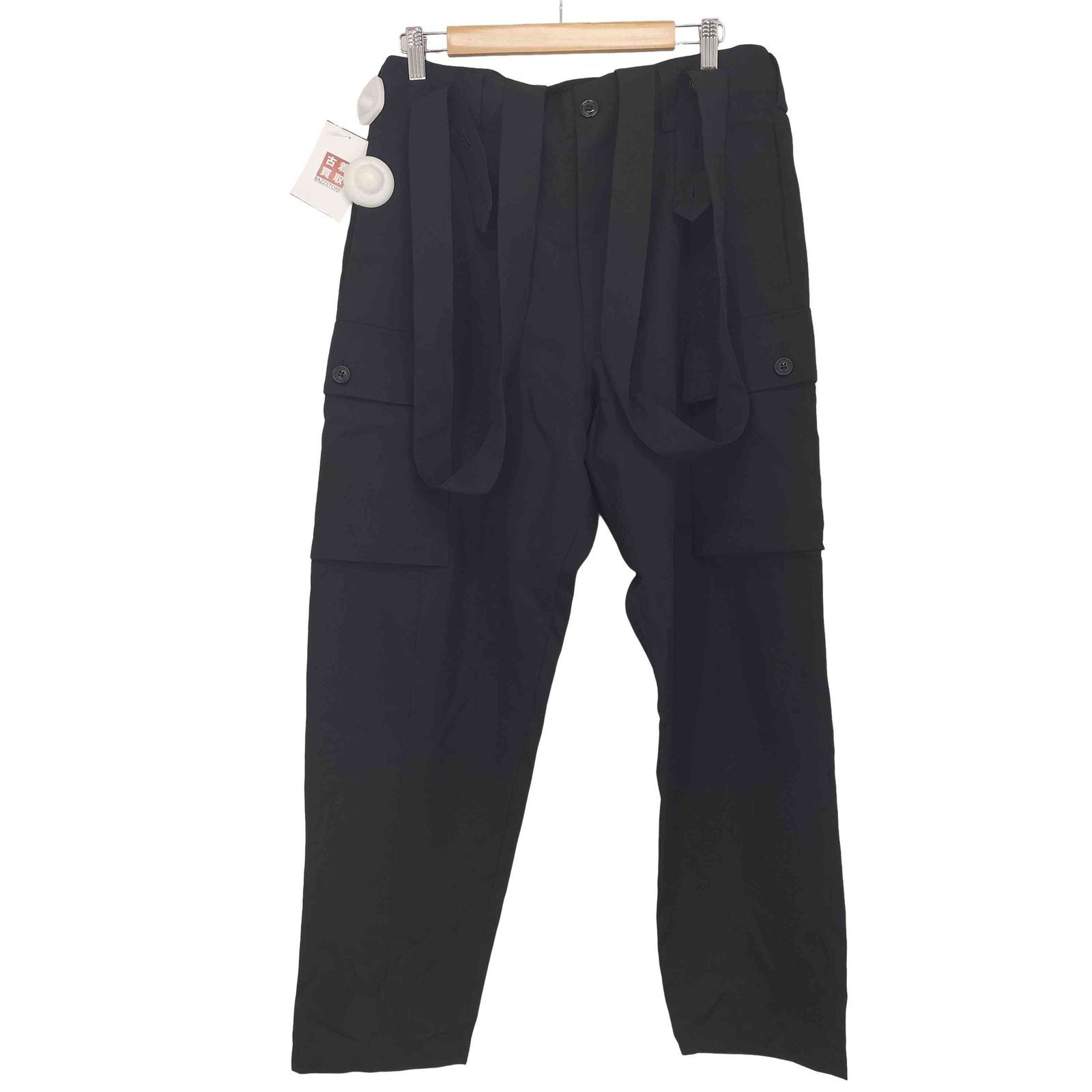 Ujoh(ウジョー) WOOL GABARDINE PAPER FINISH SUSPENDER PANTS ウール ギャバジン サスペンダー パンツ メンズ JPN：2 【中古】【ブランド古着バズストア】 ウジョー Ujoh WOOL GABARDINE PAPER FINISH SUSPENDER PANTS ウール