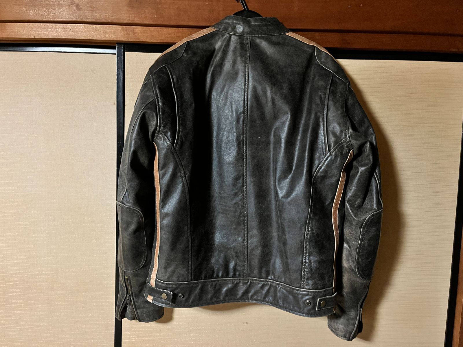 ☆XLサイズ☆DEGNER デグナー ライダース ジャケット ブラック 牛革