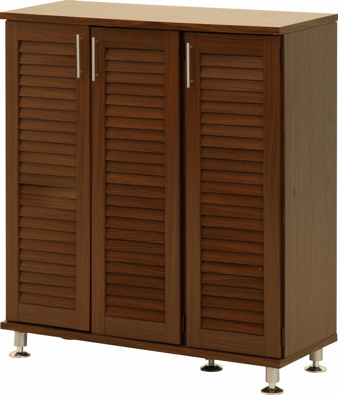 ルーバー シューズボックス 幅90.5 cm 下駄箱 シューズラック 靴箱