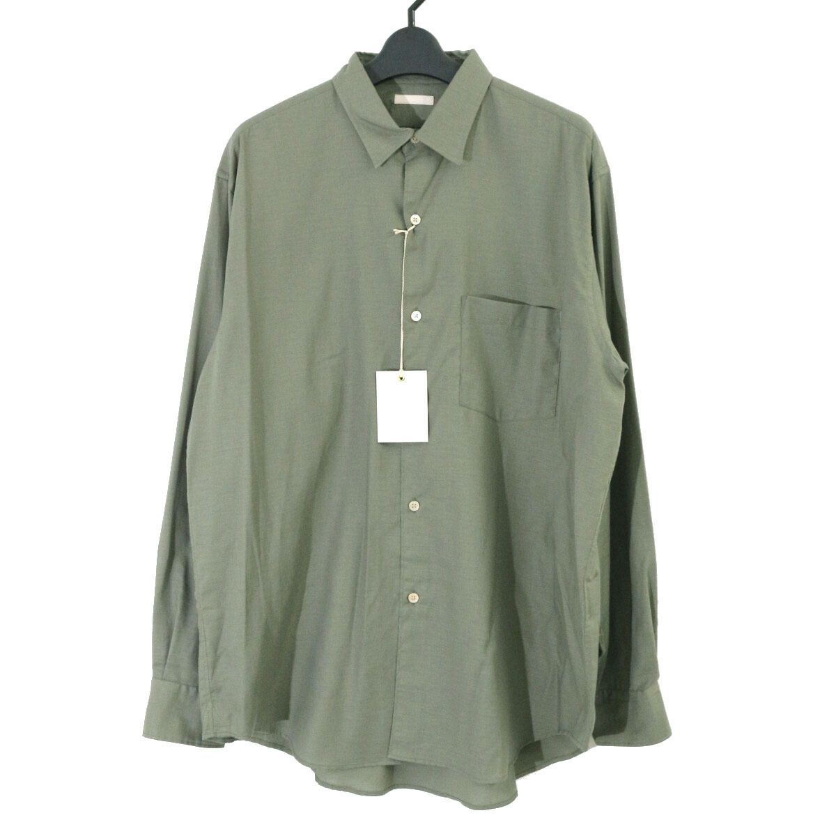 アルテリア25SS SILKY SOFT TWILL SHIRT　4 未使用品 ULTERIOR アルテリア 25SS SILKY SOFT TWILL SHIRT シルキーソフト