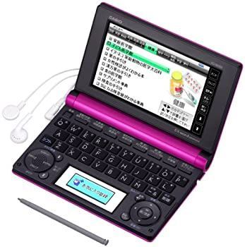 【】「非常に良い」CASIO Ex-word 電子辞書 一般・総合モデル(家庭・実用向け) ビビッドピンク 100コンテンツ・1000文学作品・クラシック1000フレーズ収録 ツインカ