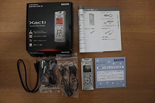 【】「非常に良い（無料延長保証）」SANYO ICレコーダー[ICR-PS511RM(S)]