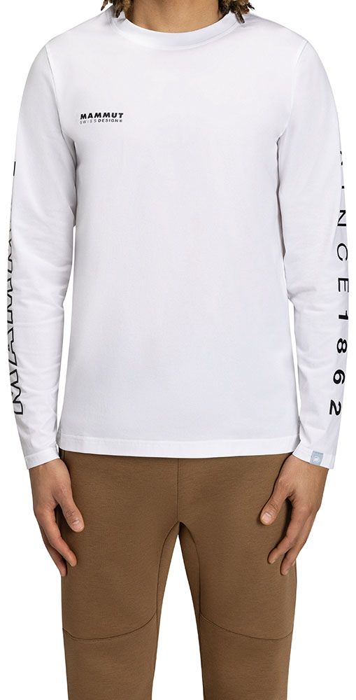 マムート MAMMUT アウトドア QD ロゴ プリント ロングスリーブ Tシャツ アジアンフィット メンズ 男性 長袖Tシャツ 速乾 お出かけ 旅行 ハイキング 買い物 1016-01030  101601030 00742 マムート MAMMUT アウトドア QD ロゴ プリント ロングスリーブ Tシャツ