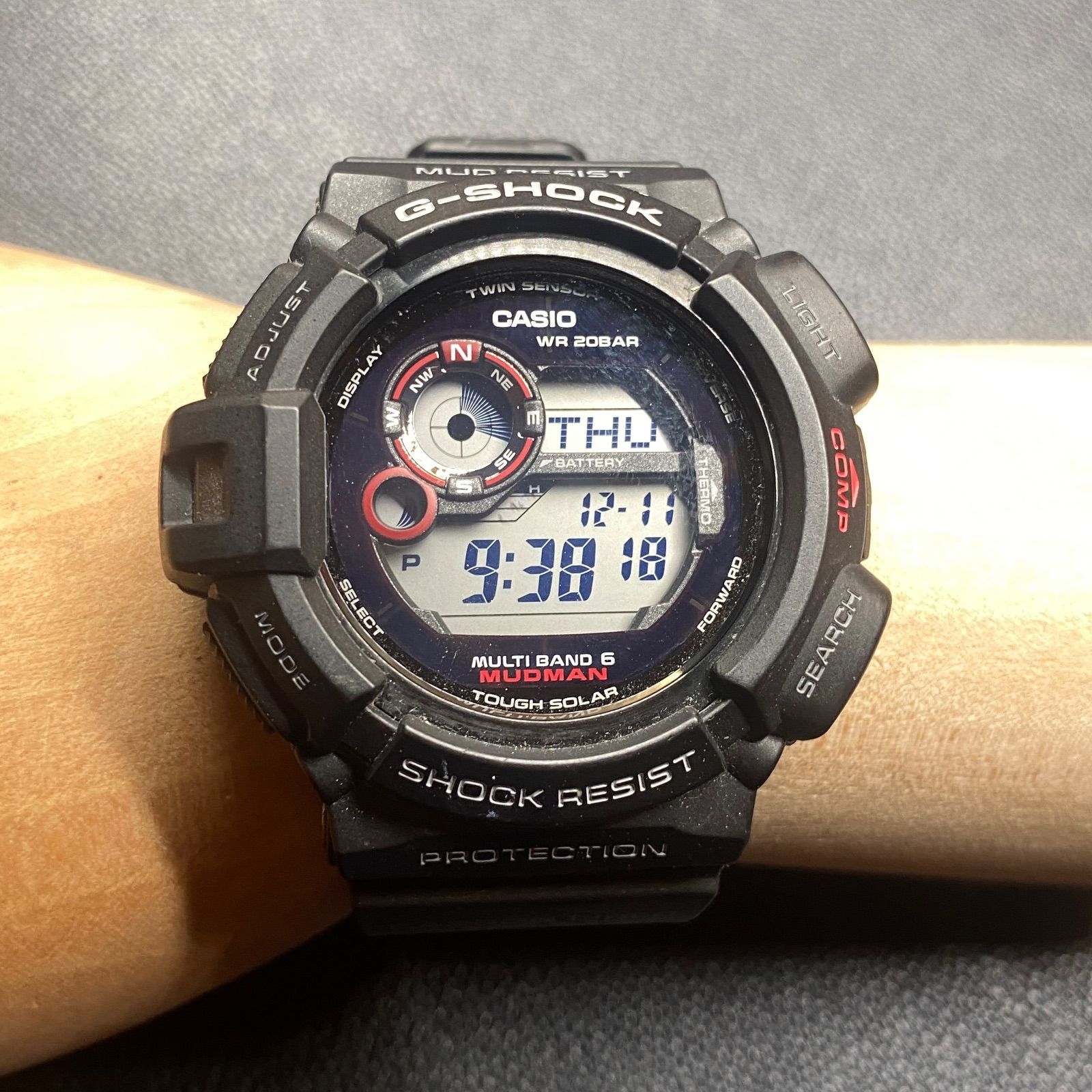 カシオ CASIO G-SHOCK GW-9300 マッドマン MADMAN タフソーラー マルチ