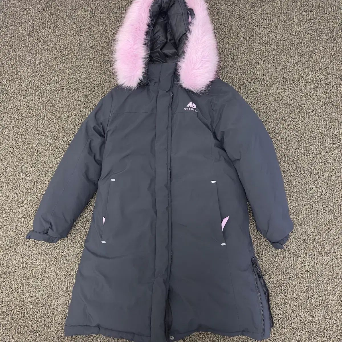 Balance キッズ ダックダウン ロングダウンジャケット ネイビー