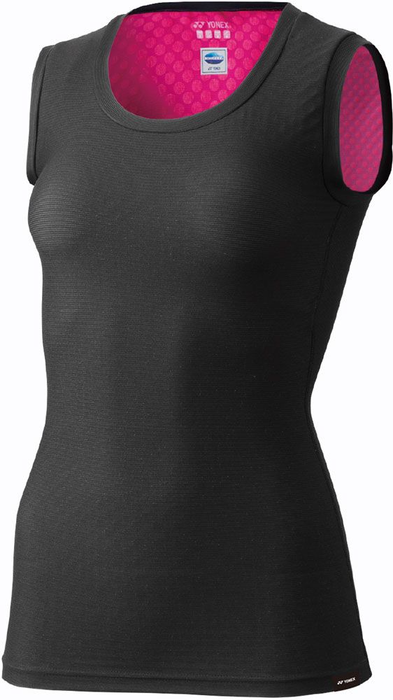 ヨネックス YONEX ウィメンズタンクトップ 機能インナー ノースリーブ プロモデル 4段階着圧 UVカット ストレッチ トレーニング 日本バドミントン協会審査合格品 レディース  STBP1509 007 ヨネックス YONEX ウィメンズタンクトップ 機能インナー ノースリーブ
