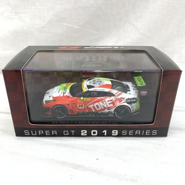 【中古】1/43 ｴﾌﾞﾛ 植毛GOu0026FUN GT-R SUPER GT GT300 2019 No.48[91]
