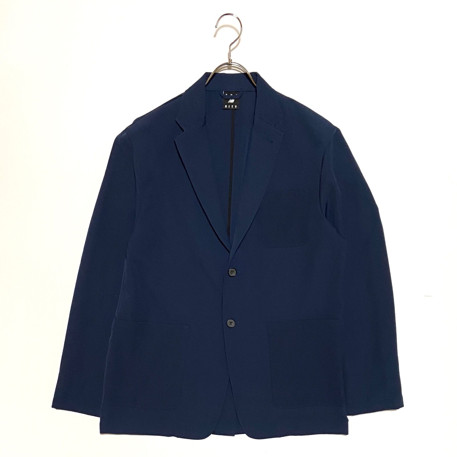 ニューバランス THE CITY テーラージャケット セットアップ M ネイビー NEW BALANCE ニューバランス THE CITY テーラードジャケット 2B