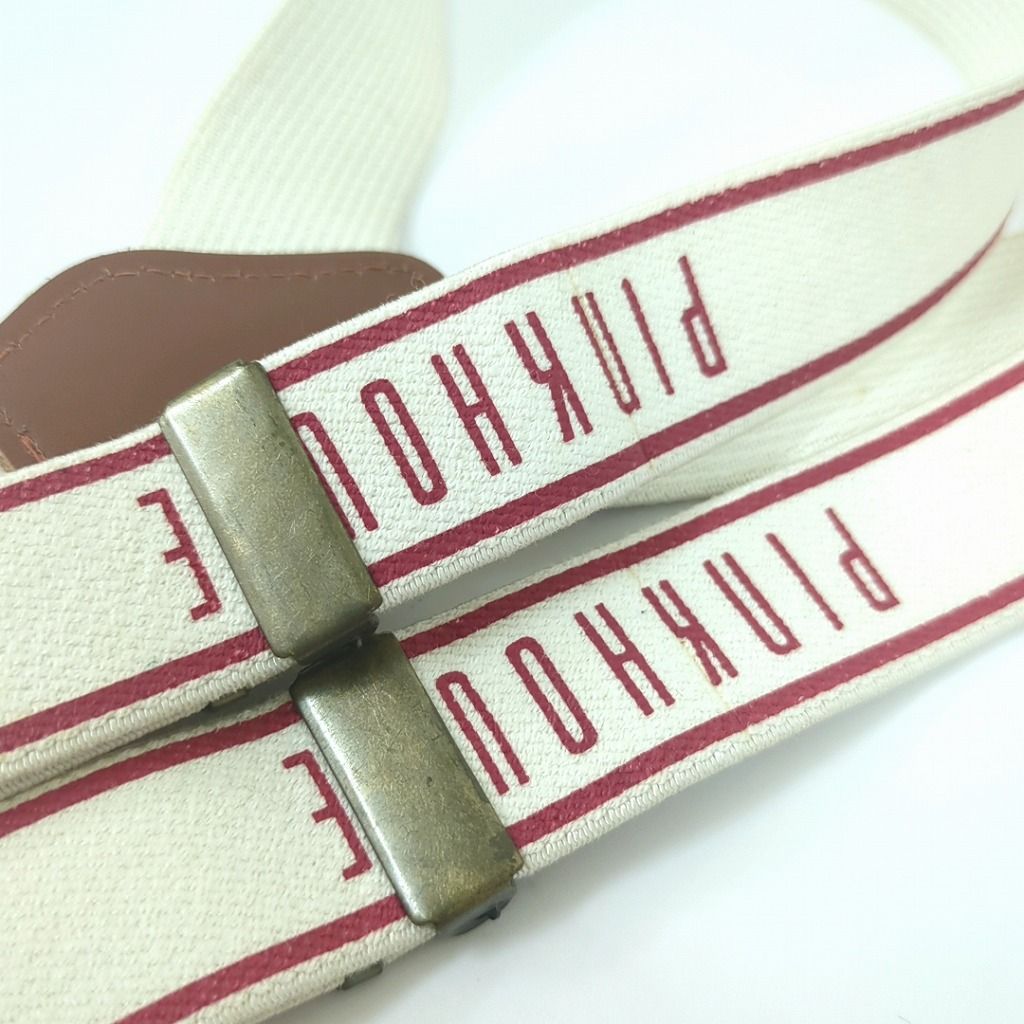 PINKHOUSE ピンクハウス ロゴ サスペンダー レディース - メルカリ