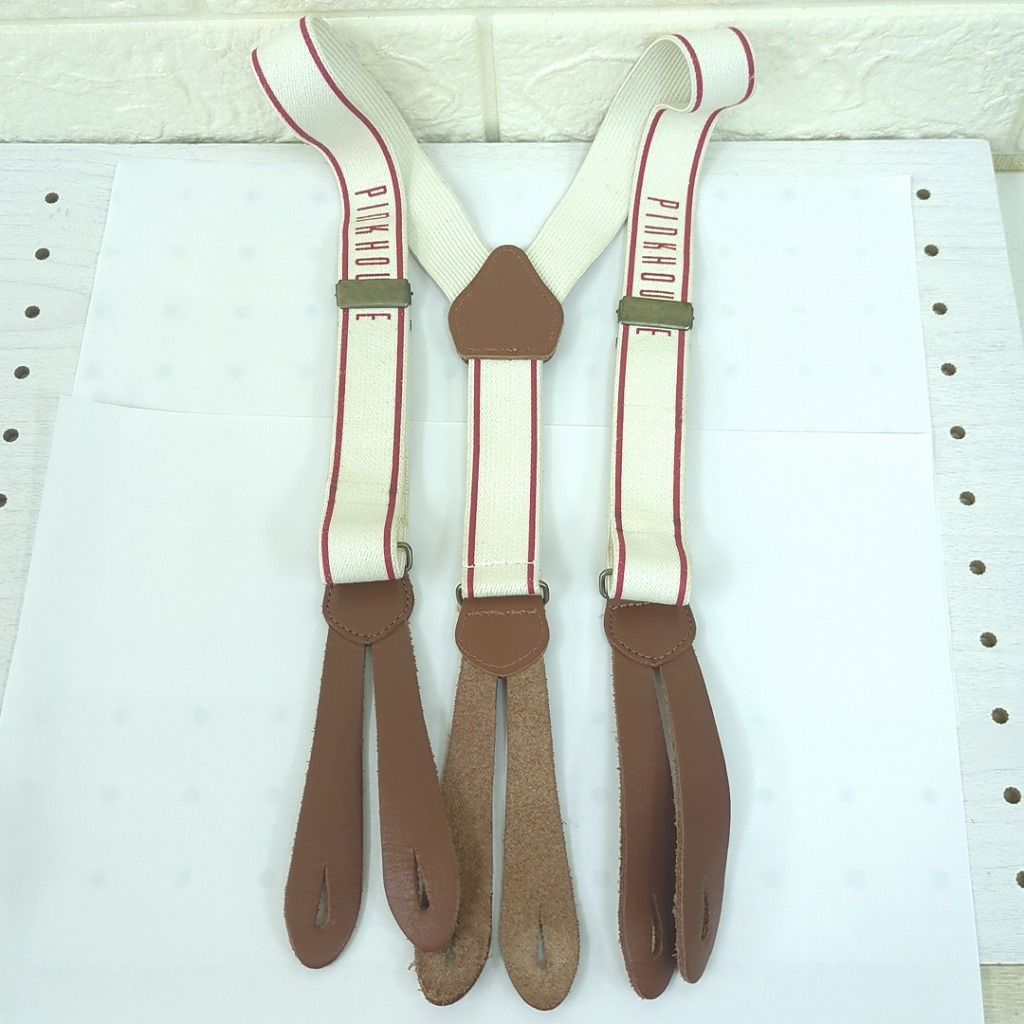 ピンクハウス♡サスペンダー♡新品未使用タグ付き PINKHOUSE ピンクハウス ロゴ サスペンダー レディース - メルカリ