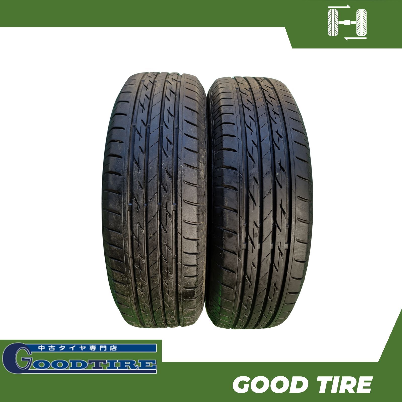 185 70 R 14 7 5分山 ブリヂストン NEXTRY 夏用 2本セット タイヤ ポルテ カローラ シエンタ フリード ノート 7210