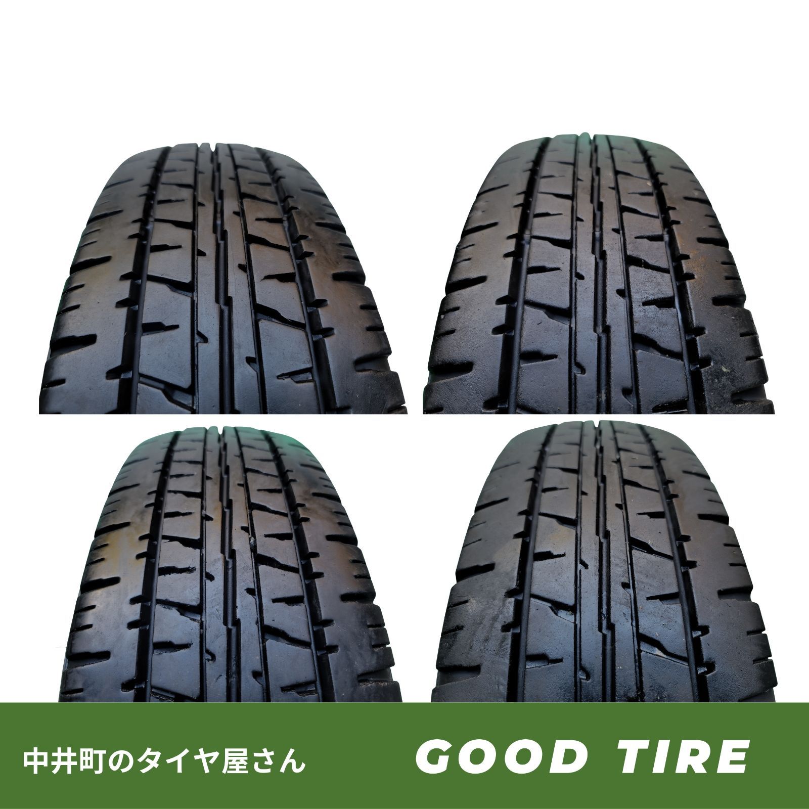 195 80 R 15 107 105 LLT ダンロップ ENASAVE VAN 01 4本 夏用 8分山 タイヤ ハイエース キャラバン 7217