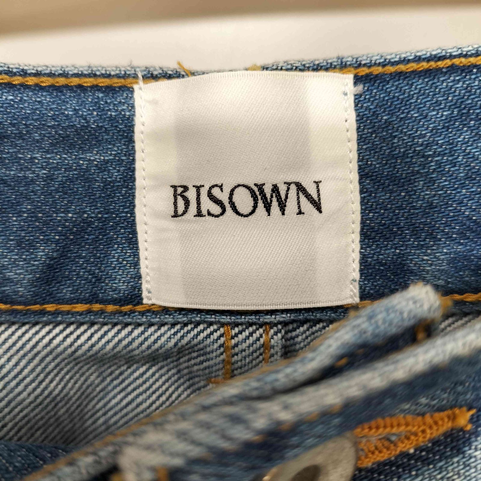 USED古着(ユーズドフルギ) {{bisown}} ボタンフライワイドデニムパンツ レディース  2【中古】【ブランド古着バズストア】 ユーズドフルギ USED古着 ボタンフライワイドデニムパンツ レディース