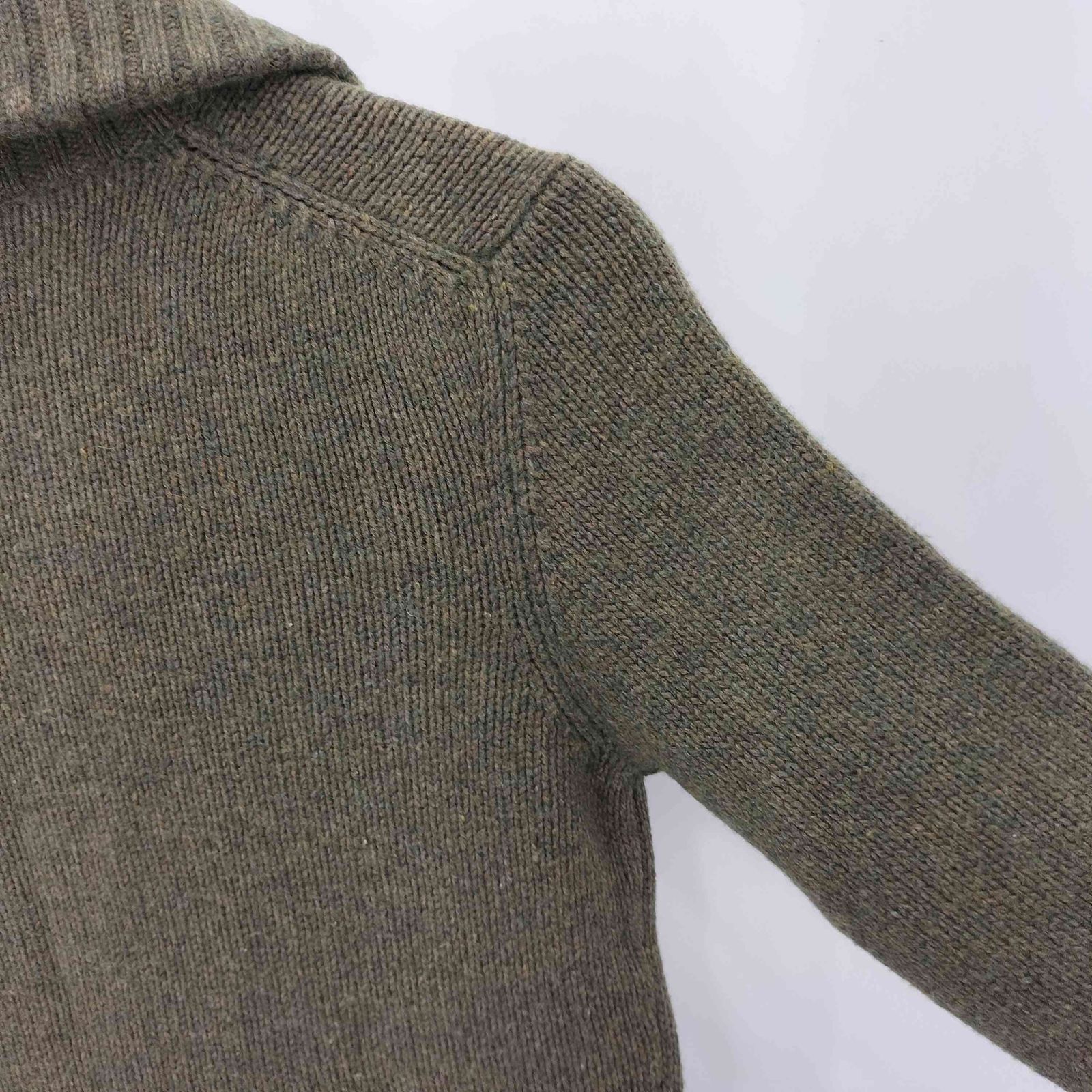 ラルフローレン RALPH LAUREN カシミヤウール スウェード エルボー