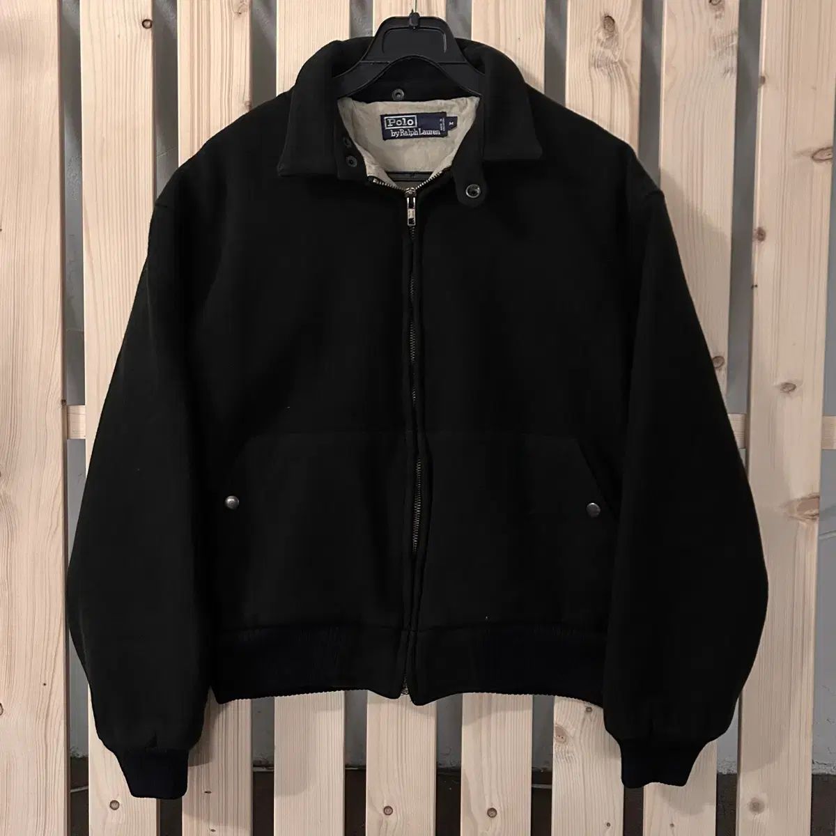 Polo by Ralph Lauren 黒 レザージャケット M Jacket Outer Fashion