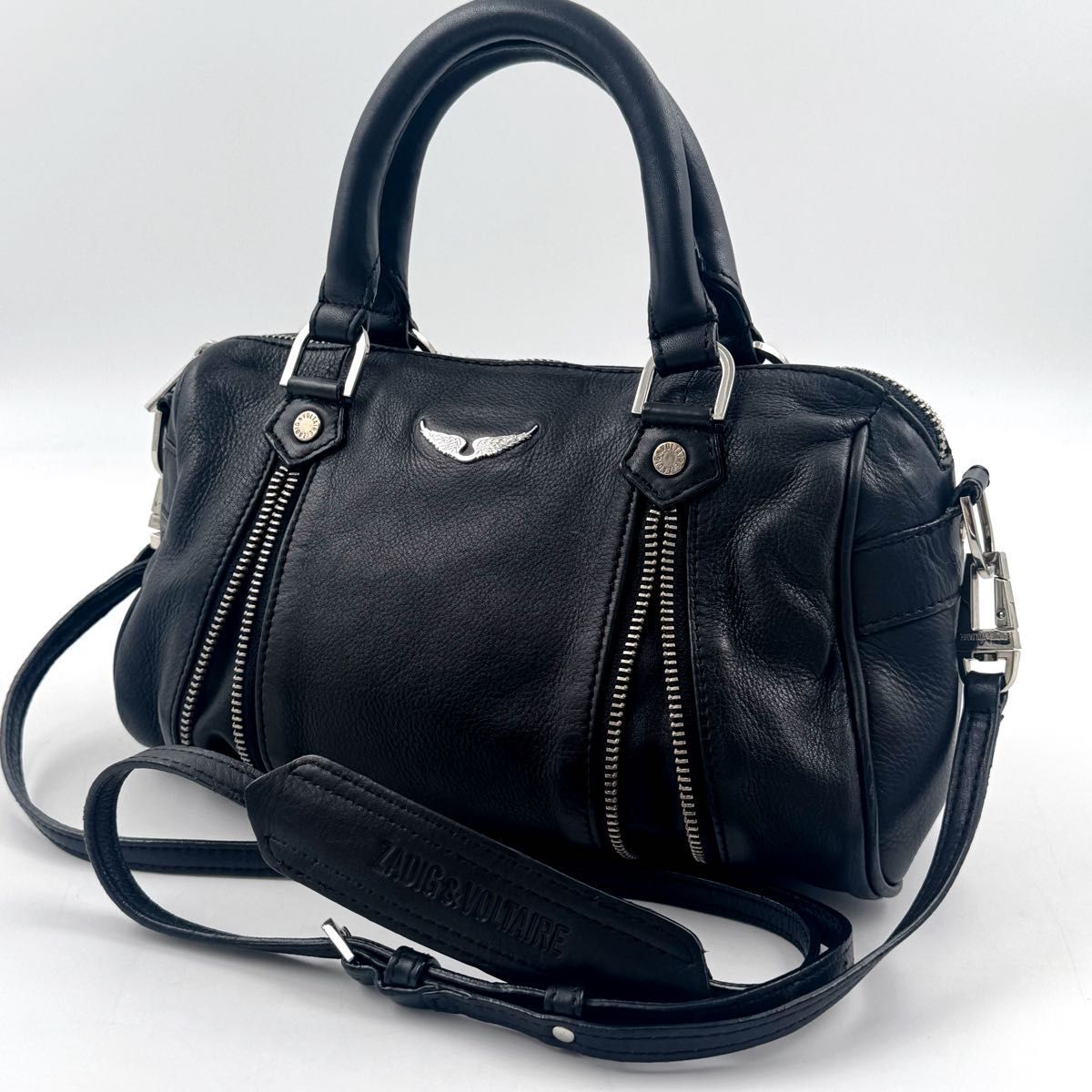 極美品✨　トッズ　ショルダーバッグ　 2way Dスタイリング ブラック レザー 831-2.jpg