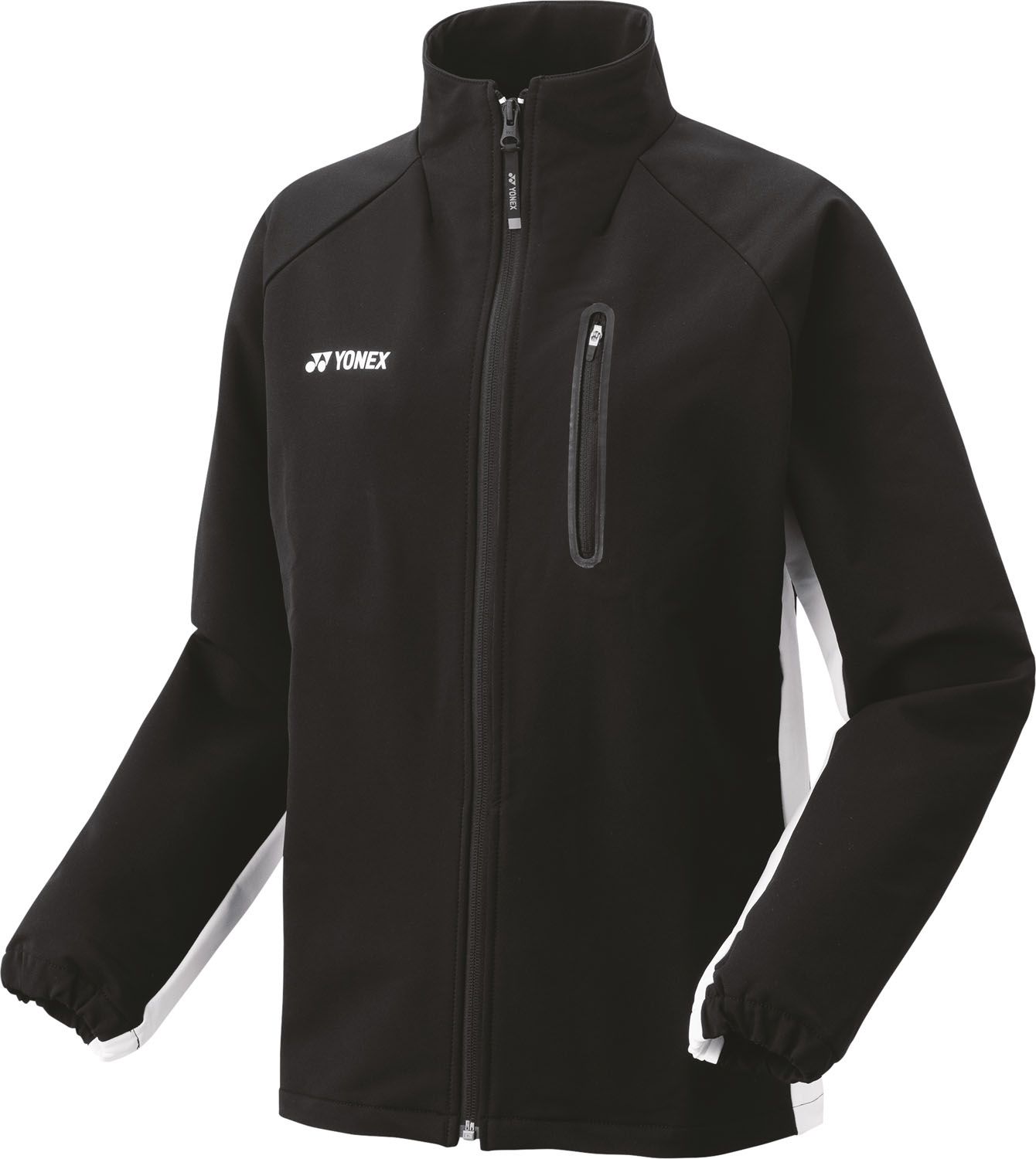 ヨネックス YONEX テニス ウィメンズウォームアップシャツ ジャケット ジャージ ジャンパー アウター トップス 練習 トレーニング 吸汗 速乾 部活 クラブ 学生 学校 レディース 57083 007 ブラック