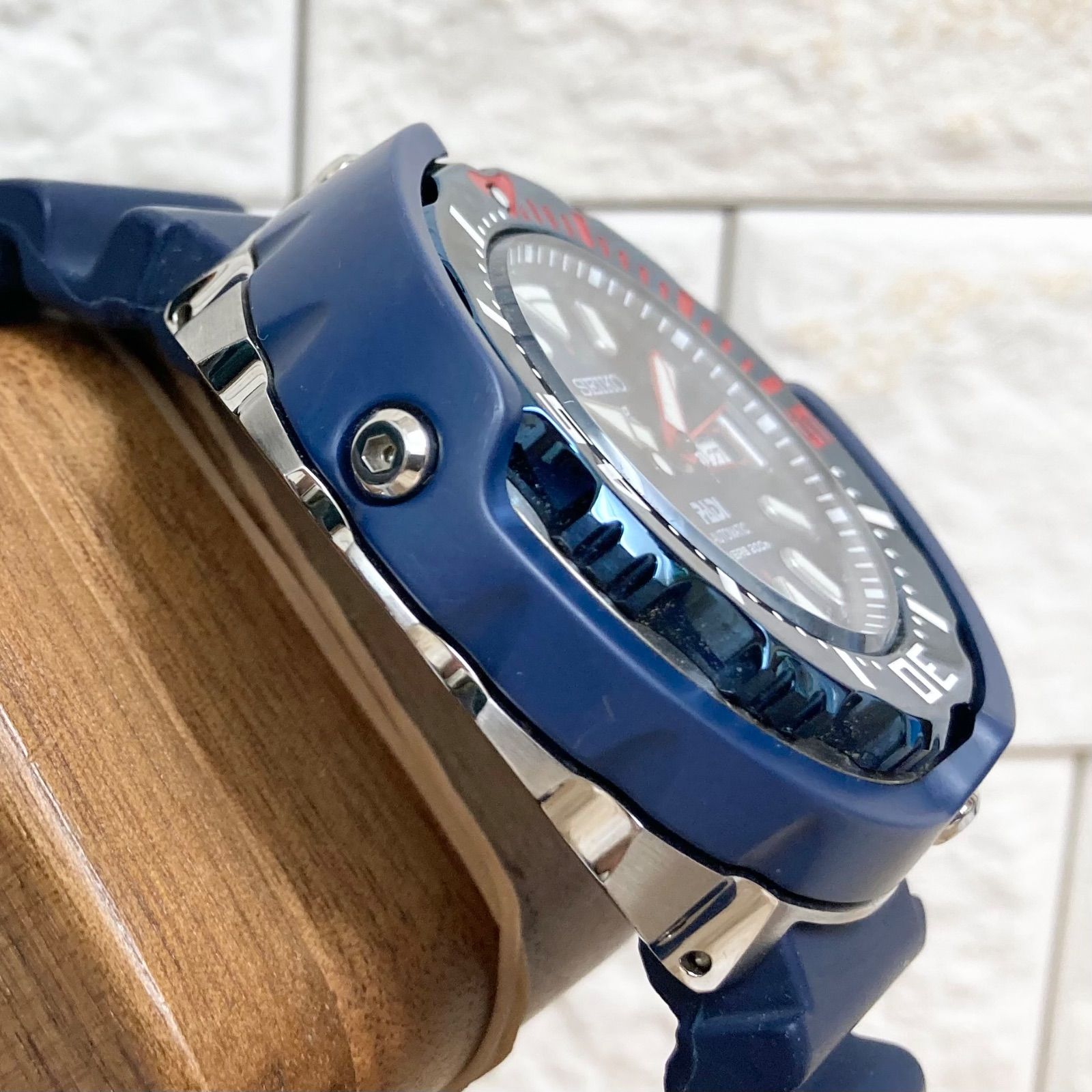  SEIKO プロスペックス モンスター ツナ缶 SRPA83 自動巻 腕時計 prospex ラバーバンド ダイバースキューバ スキニーパンツ 自動巻き時計 腕時計(アナログ)