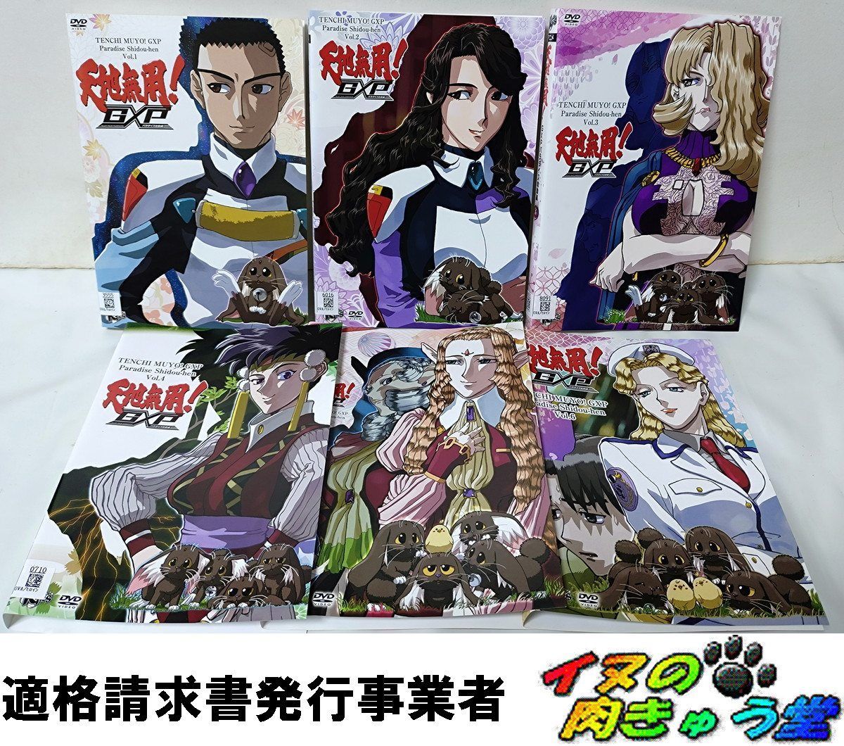 天地無用!GXPパラダイス始動編 全巻／全6巻 DVDレンタルUP - メルカリ