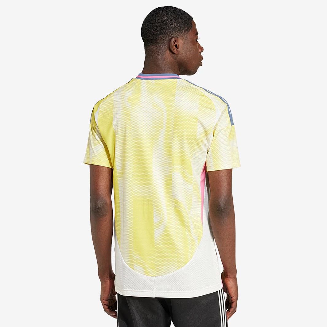 adidas ユヴェントス 24 25 アウェイ 半袖 ユニフォーム 黄色
