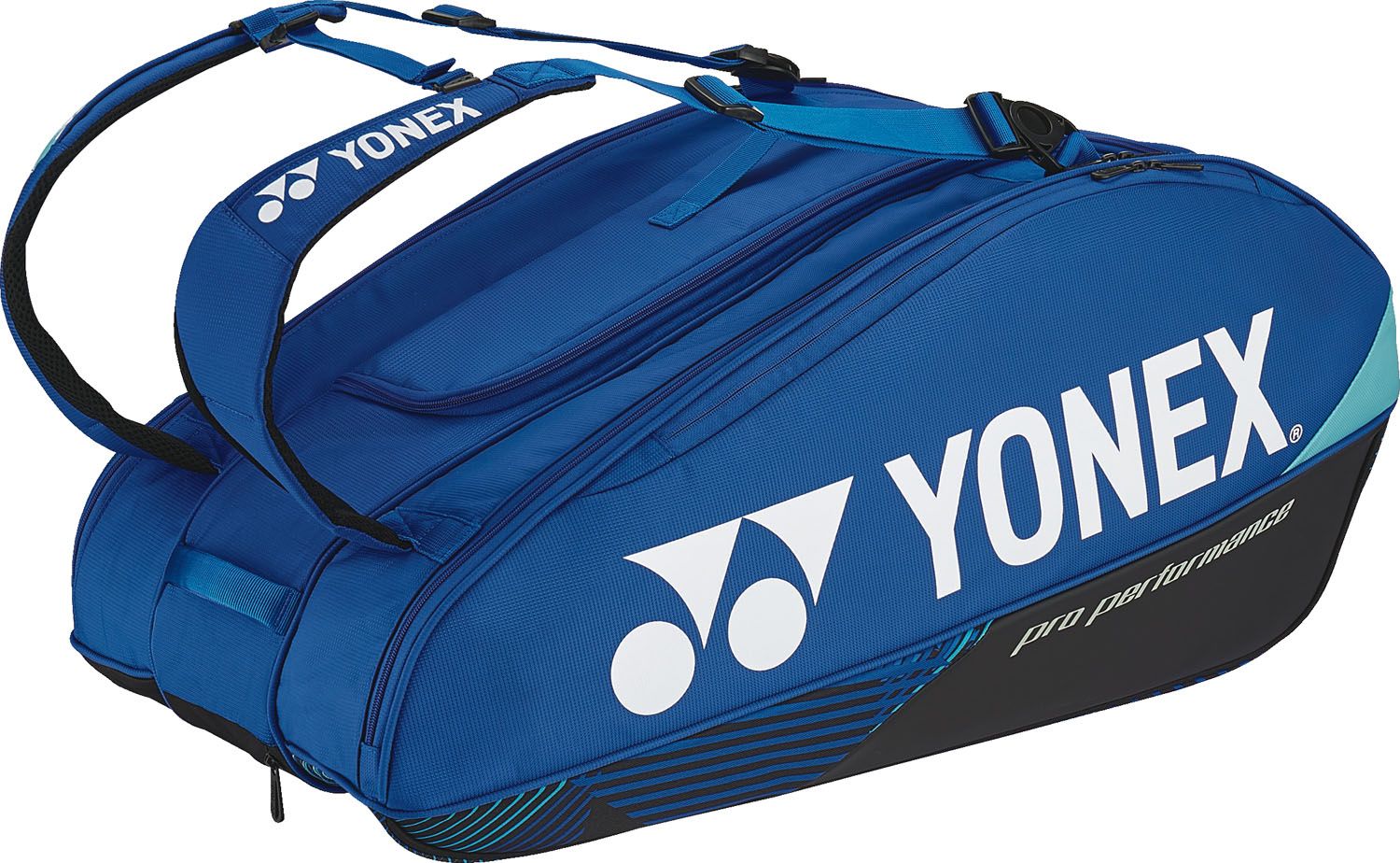ヨネックス YONEX テニス ラケットバッグ9 テニスラケット9本用 ケース トーナメントバッグ シューズポケット 試合 ゲーム 練習 トレーニング クラブ 部活 チーム 合宿 BAG2402N 060 コバルトブルー