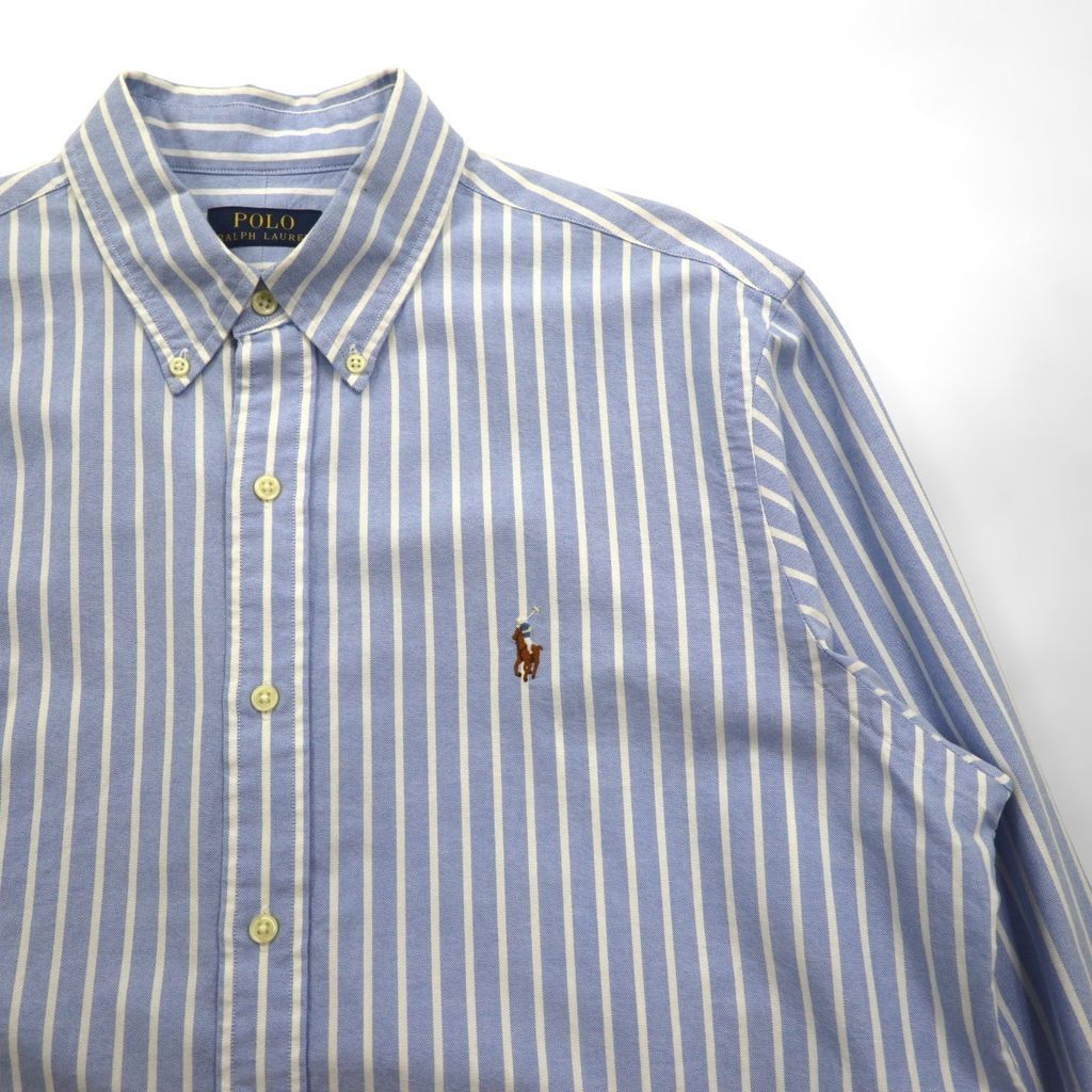 Ralph Lauren オックスフォード ボタンダウン シャツ L ブルー