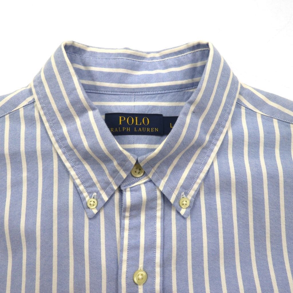 Ralph Lauren オックスフォード ボタンダウン シャツ L ブルー