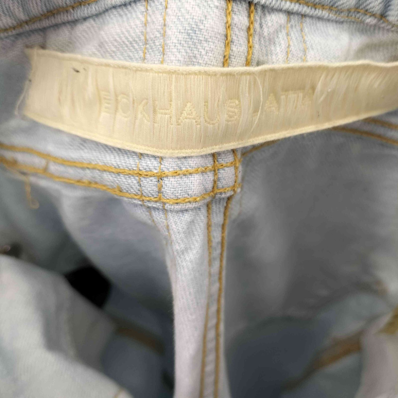 エコーズラッタ ECKHAUS LATTA デザインデニムパンツ レディース 26