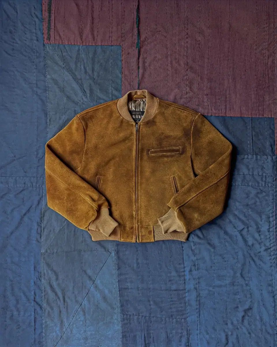 Birdnote バードノート T-BACK SUEDE BOMBER スウェードブルゾン