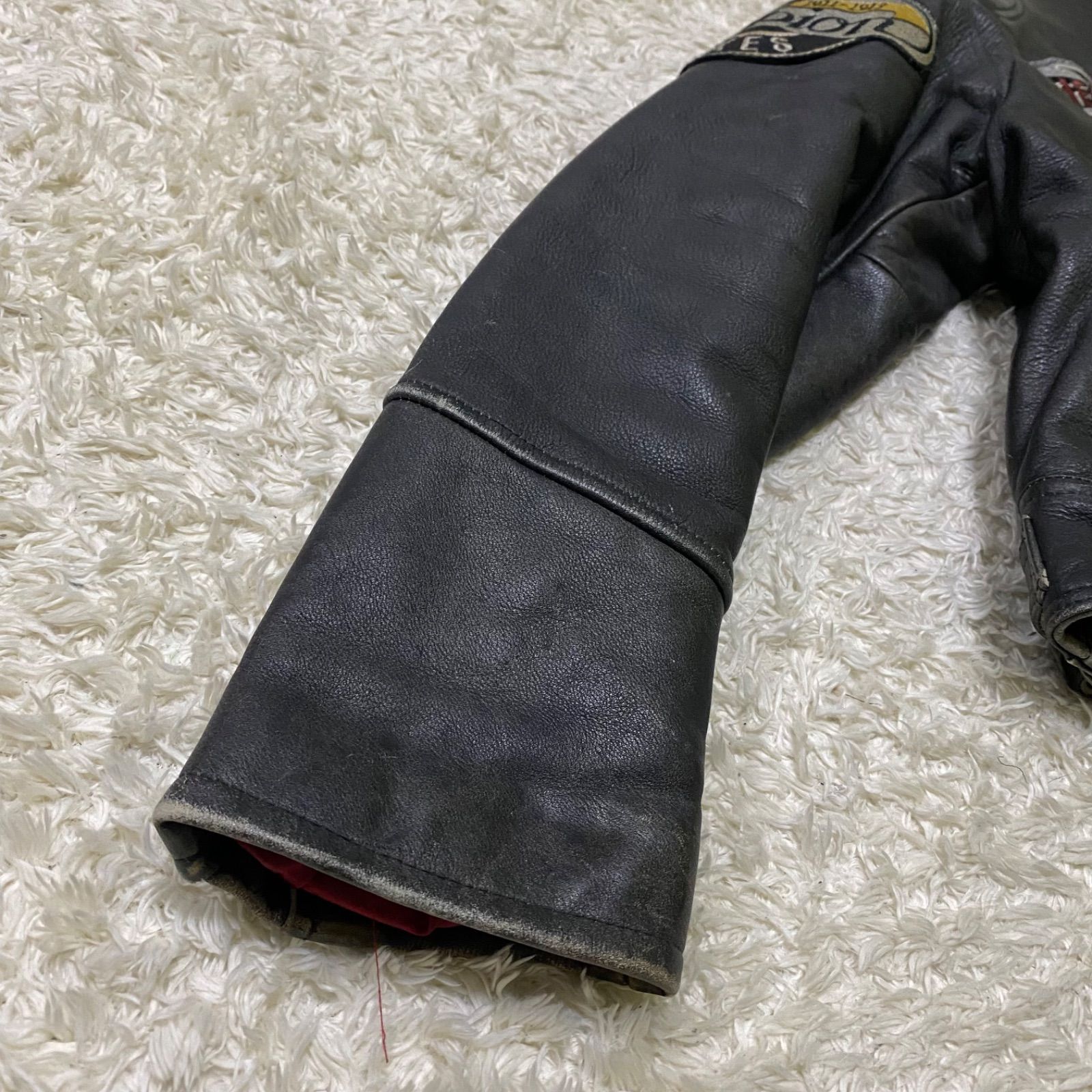 DOG FIGHT ドッグファイト D.F.SOLDIER レザージャケット ワッペン