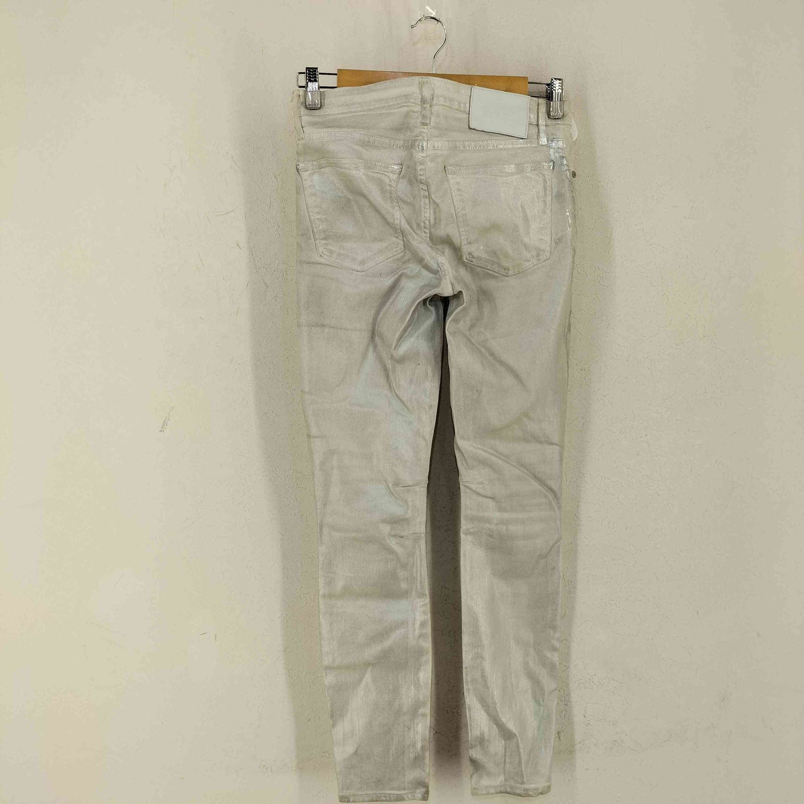 ヘルムートラング HELMUT LANG コーティングデニムパンツ レディース UK 26 27