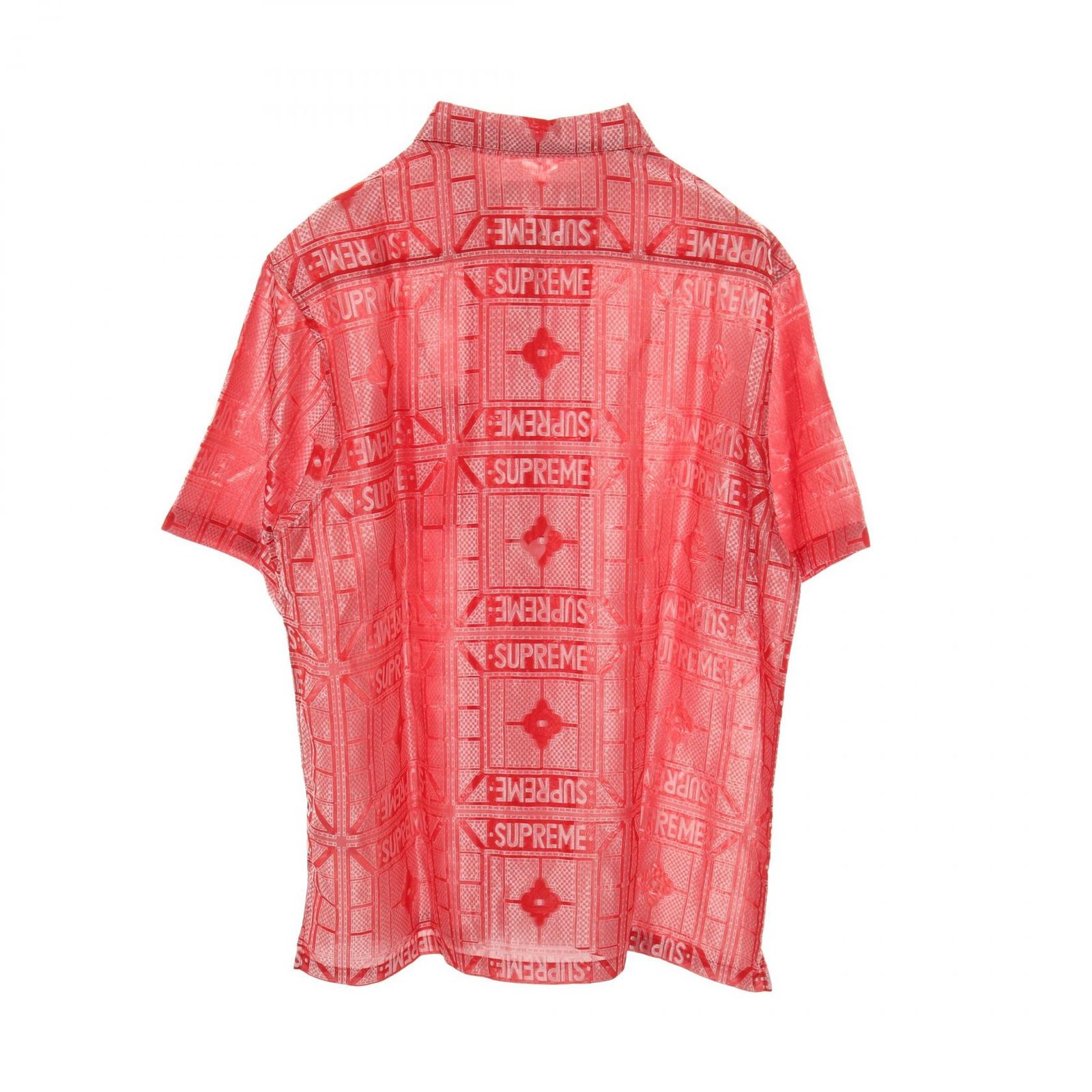 シュプリーム Supreme Tray Jacquard レーヨン シャツ メンズ A