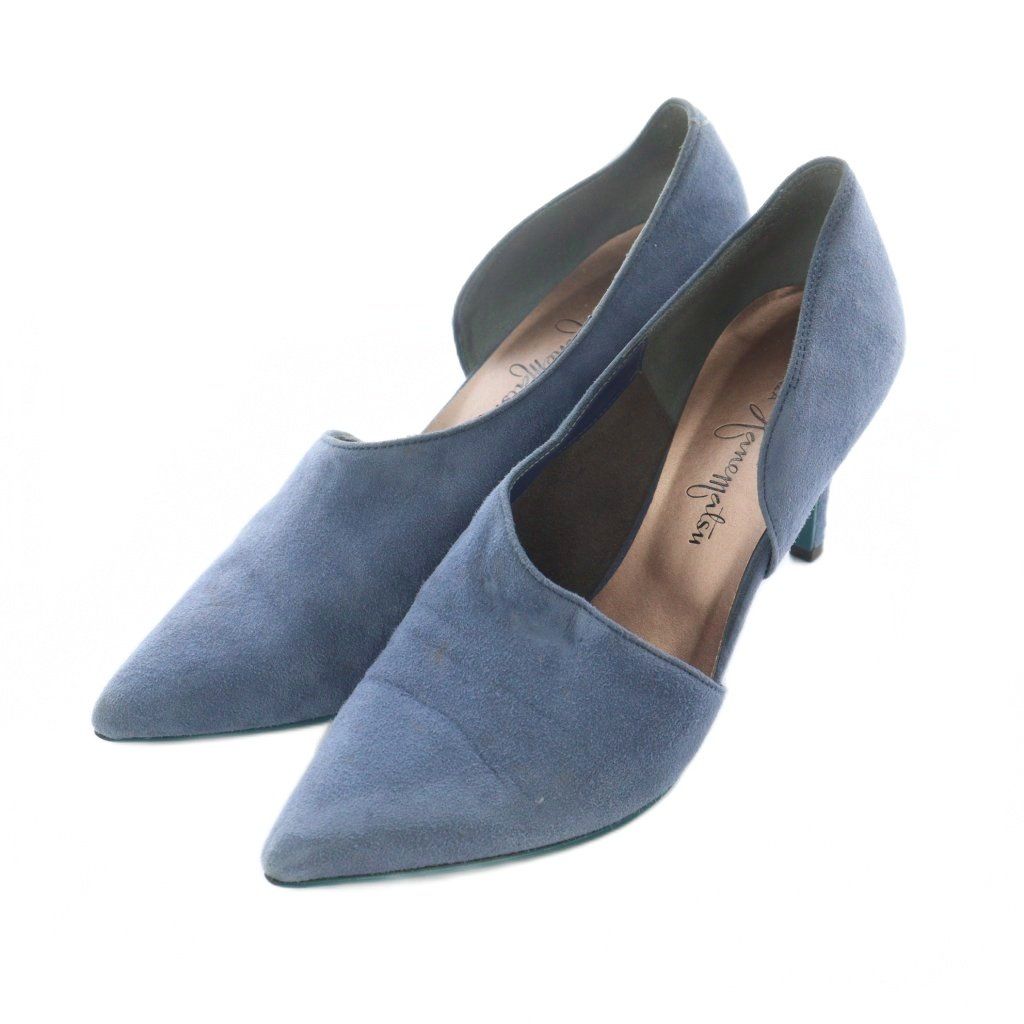 銀座かねまつ GINZA Kanematsu パンプス スエードレザー 本革 23.5cm