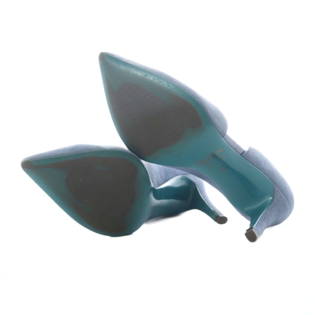 銀座かねまつ GINZA Kanematsu パンプス スエードレザー 本革 23.5cm