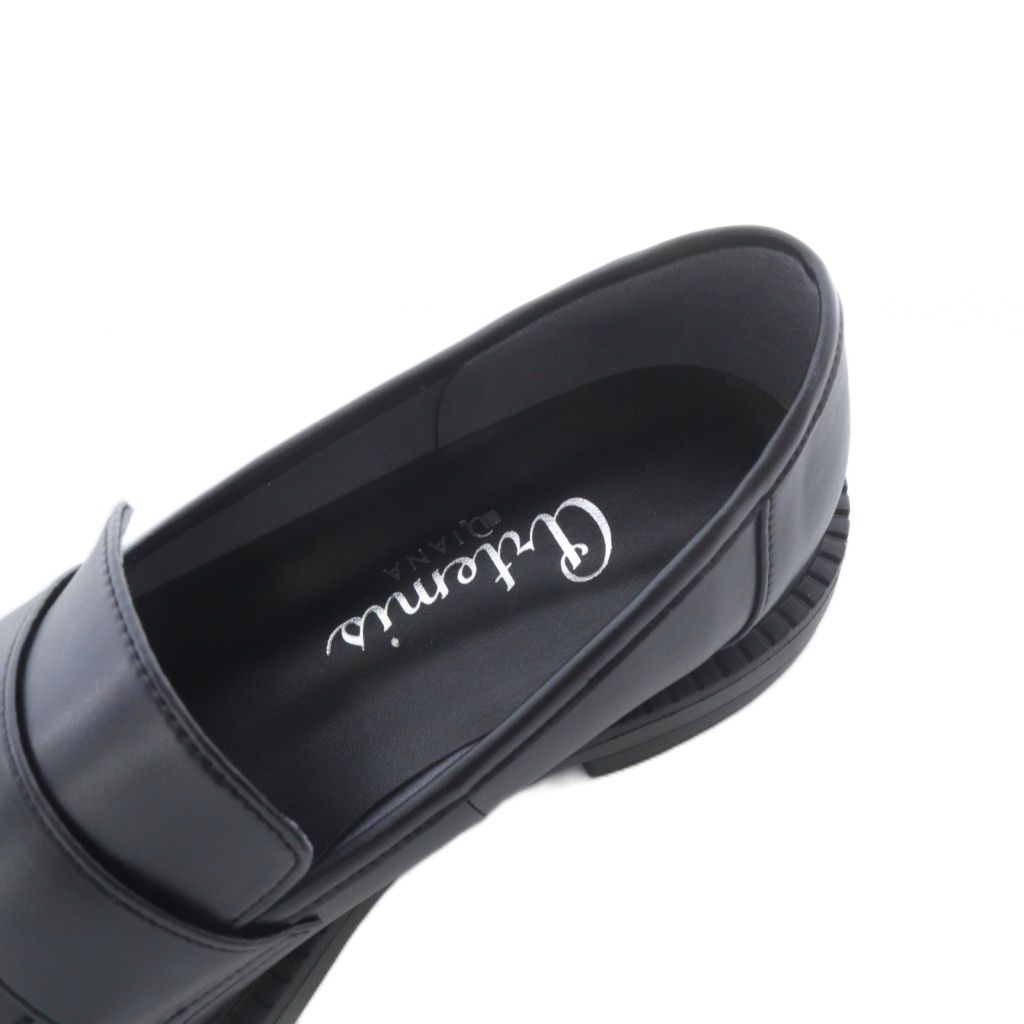 ダイアナ DIANA ローファー レザー 23cm 黒 - メルカリ