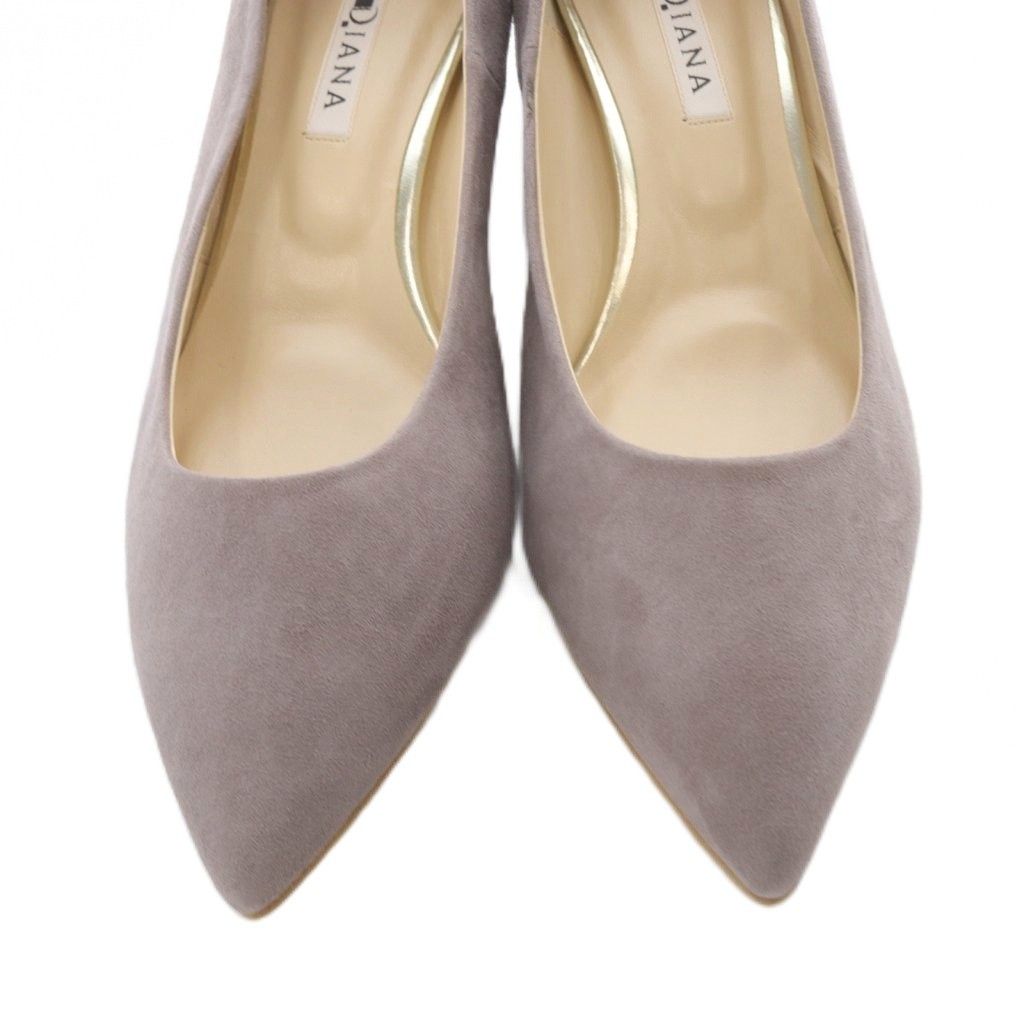 ダイアナ DIANA パンプス ポインテッドトゥ ヒール スエード 25cm