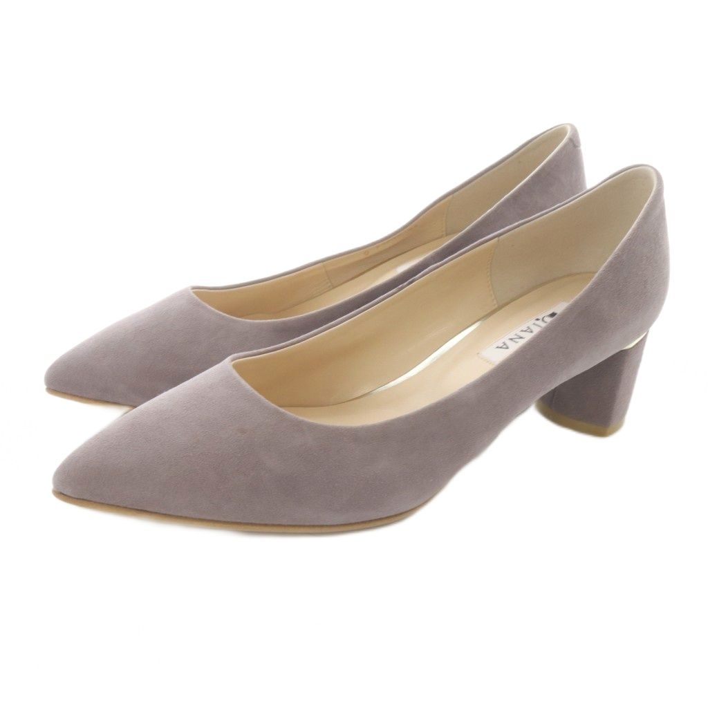 ダイアナ　スエード　パンプス　秋/冬　グレージュ ダイアナ スエード パンプス 秋/冬 グレージュ