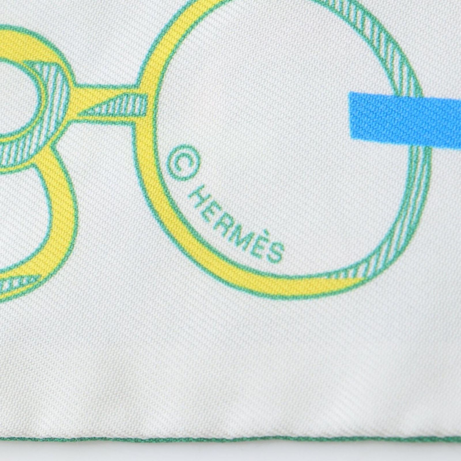 エルメス HERMES スカーフ ツイリー Do Re BOUCLES シルク ツイリー