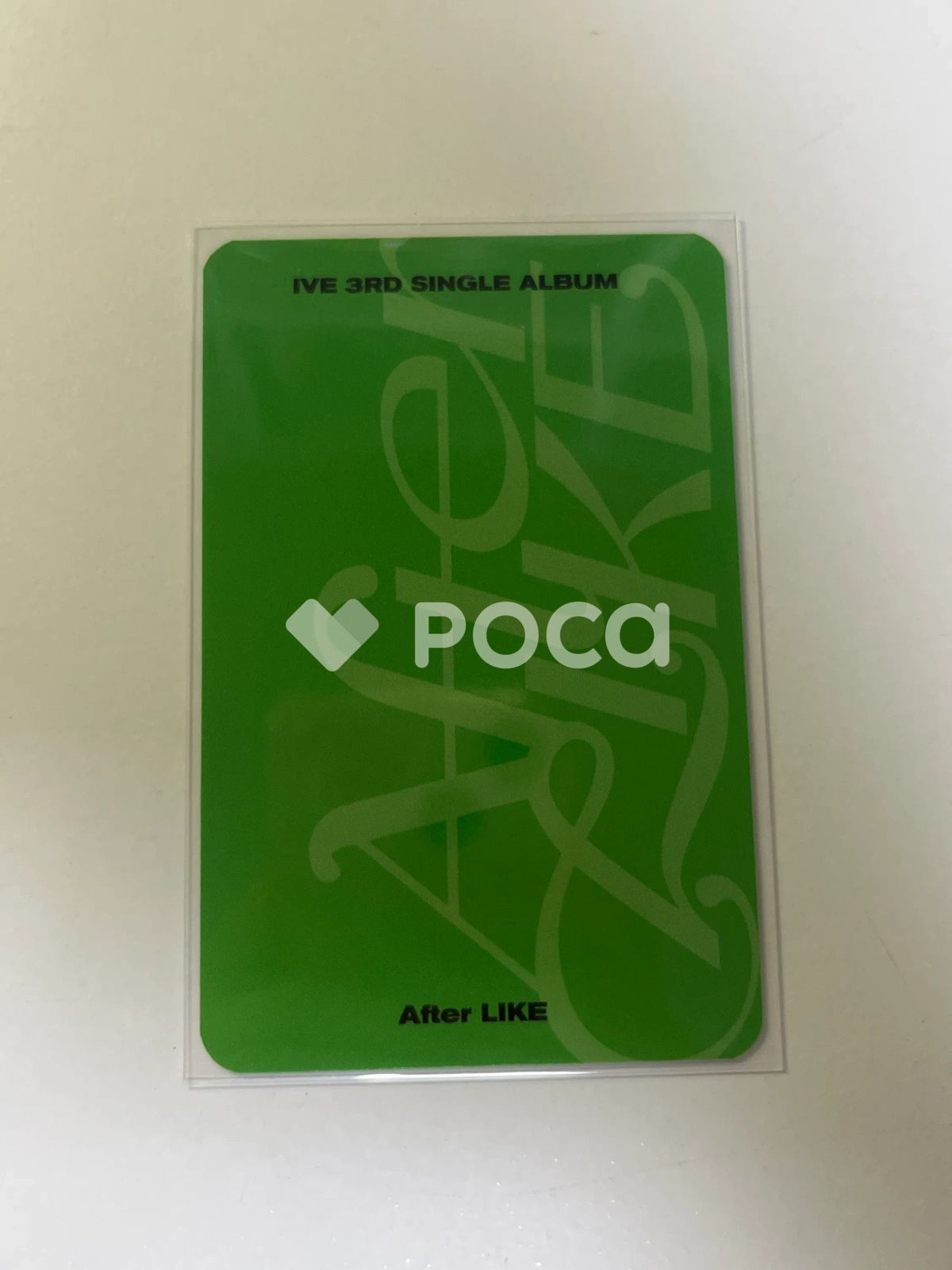 IVE レイ After LIKE 公開放送 サノク トレカ