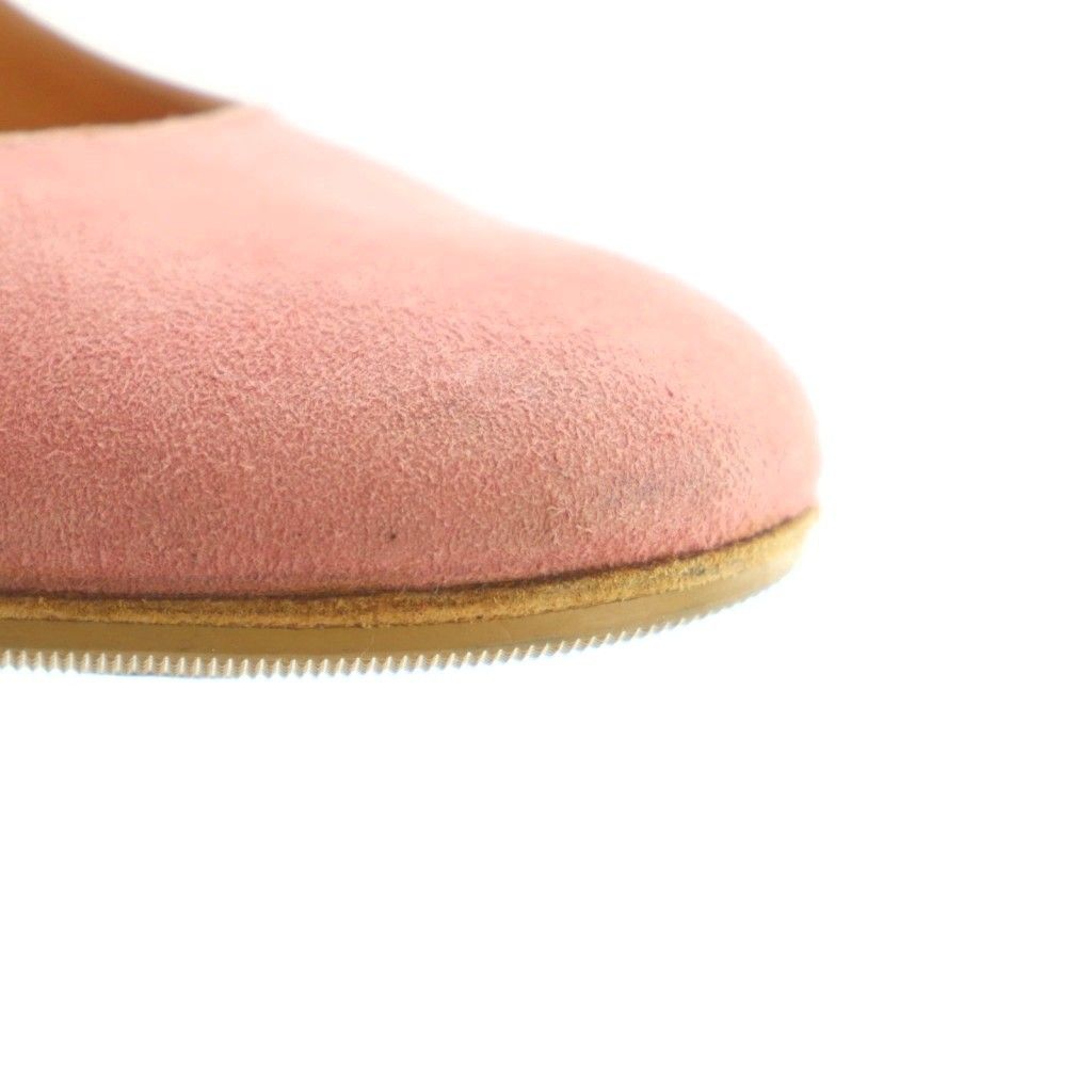 セルジオロッシ Sergio rossi パンプス ラウンドトゥ スエード 34 21.0