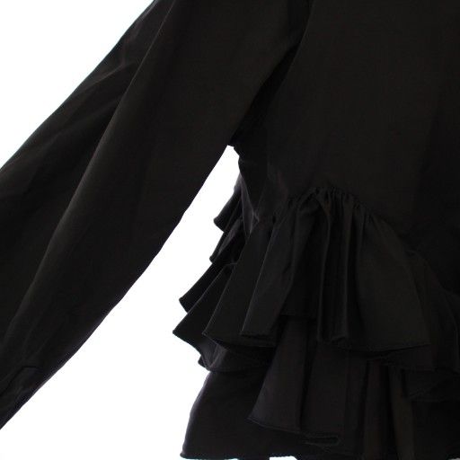 マリリンムーン Marilyn Moon 2wayスパイラルタフタブラウス シャツ